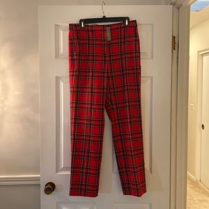 NWT JCREW plaid tartan pants